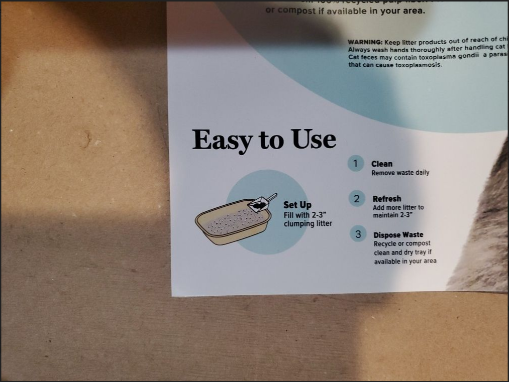 Kitty Sift 6-Pack Disposable Cat Litter Box, Sustainable, Clean - Jumbo, 6-Pack