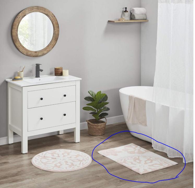 Madison Park Casablanca 100% Cotton Tufted Bathroom Rugs, 20" x 30"