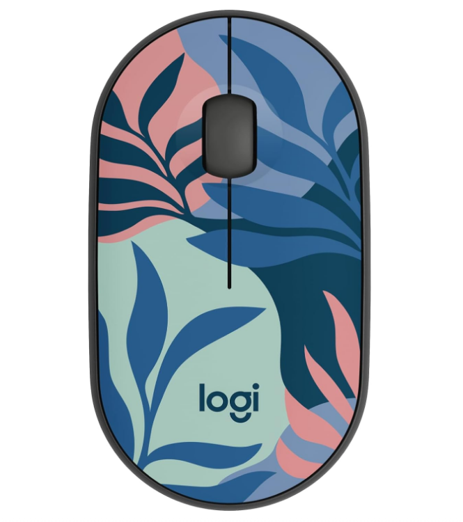 Logitech M340 Wireless Mouse With Limited Edition Floral Leave Print