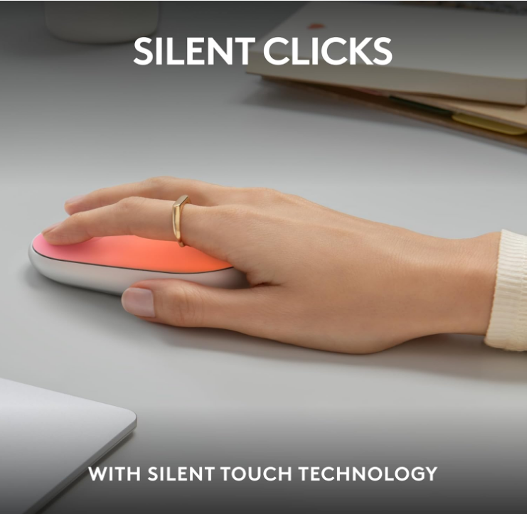 Logitech M340 Wireless Mouse With Limited Edition Floral Leave Print