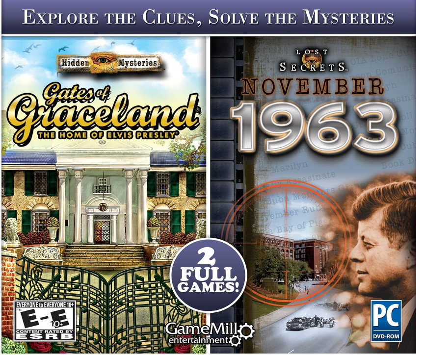 PC Game Combo Pack: Gates Of Graceland & November 1963