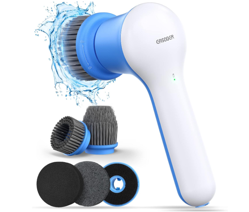 Electric Spin Scrubber, Dual Speed Handheld, Cordless Bathroom Scrubber