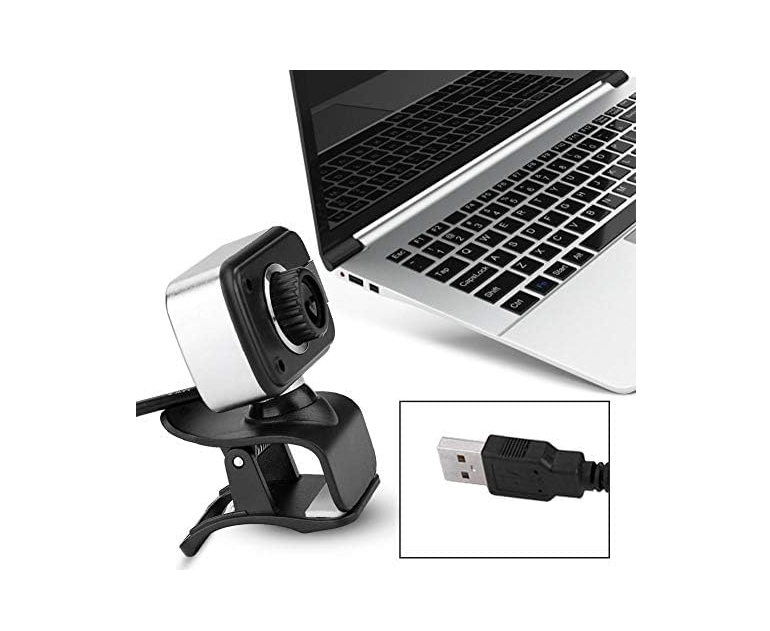 USB Web Camera, Laptop PC Desktop Webcam with Microphone for Video Calling 