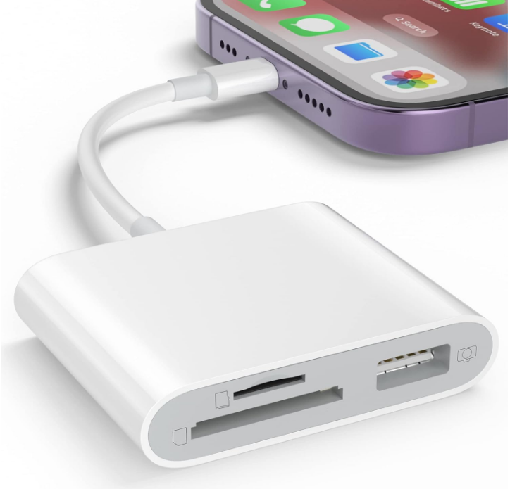 SD Card Reader for iPhone 5-14, #1 Amazon Best Seller