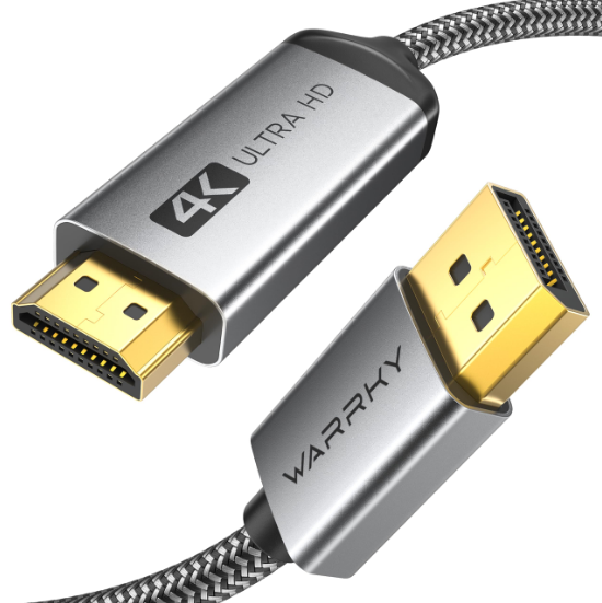 4K DisplayPort To HDMI 6 Foot Unidirectional UHD Cable