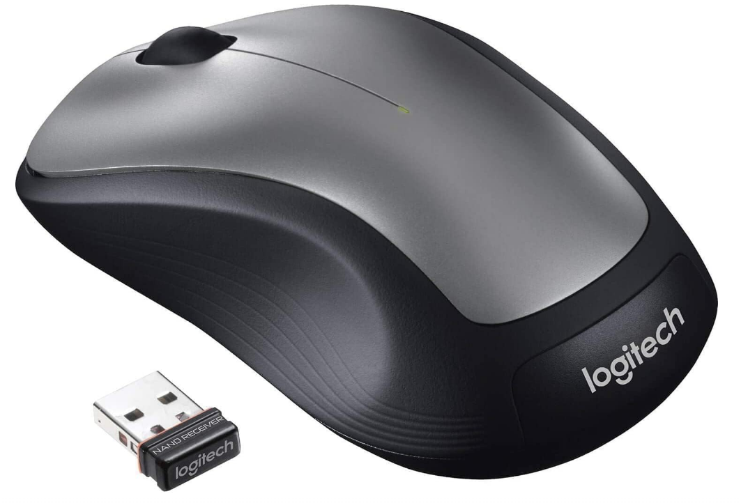 Logitech MK335 Quiet Wireless Keyboard and Mouse Combo - Black/Silver