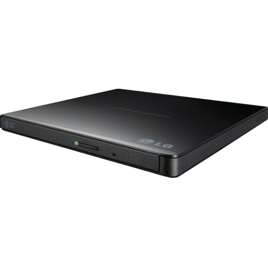 LG Ultra Slim & Portable DVD Writer External Drive, Black 8X USB