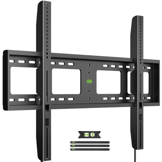 Heavy Duty Fixed TV Wall Mount for 65-100 Inch Flat TVs Max 200 Lbs Low Profile Bracket