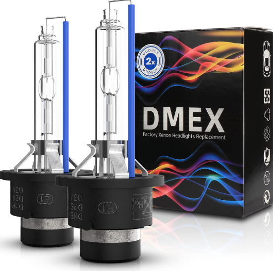 DMEX D2S 35W 8000K White Blue Xenon Headlight HID Bulbs Pack Of 2