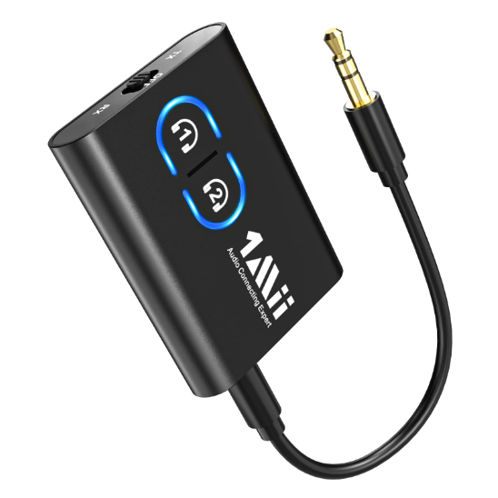 1Mii Bluetooth 5.3 Transmitter Or Receiver For TV To Wireless Headphones