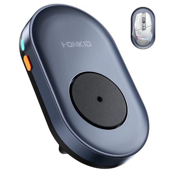 Undetectable Mouse Jiggler-Blue Black Auto Mover w/ On/Off Switch USB-C Port