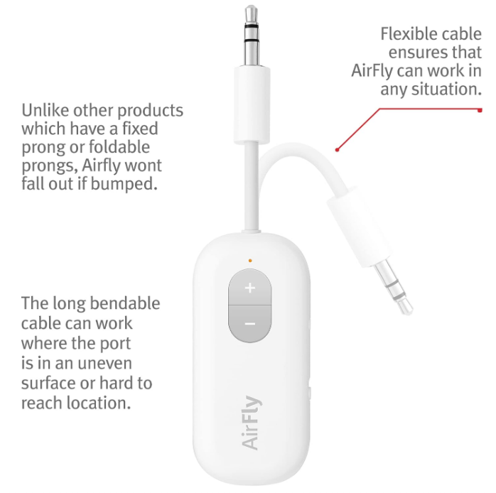 Twelve South AirFly SE Bluetooth Wireless Audio Transmitter Adapter #1 Amazon Best Seller