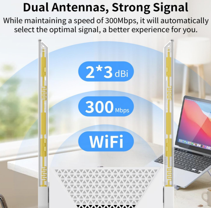 2025 Fastest WiFi Extender Signal Booster - Coverage Up to 9999 sq. ft