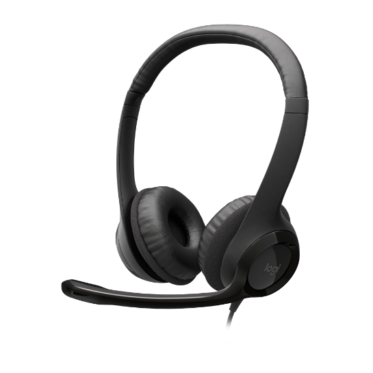 Logitech H390 Wired Headphones With Mic For PC-Black Amazon #1 Seller