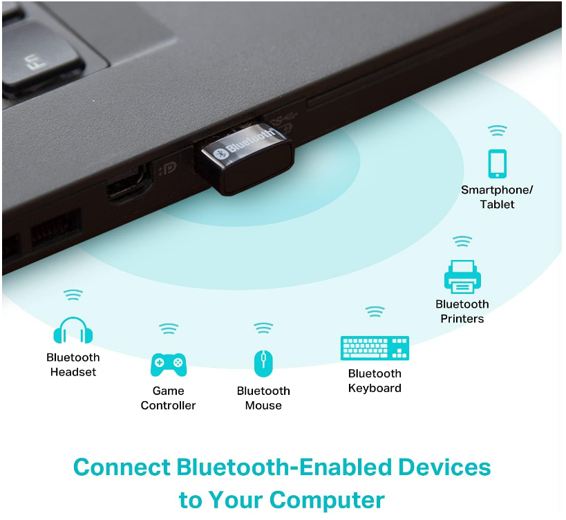 TP-LINK USB Bluetooth 5.3 Adapter For PC UB500 Nano Receiver Plug&Play