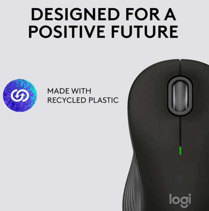 Logitech Signature M550LFull Size Wireless Mouse Black For Large Hands Bluetooth/USB