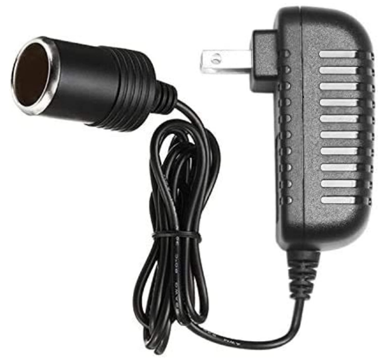 Car Lighter Socket 110-240V To 12V AC/DC Power Adapter Wall Plug