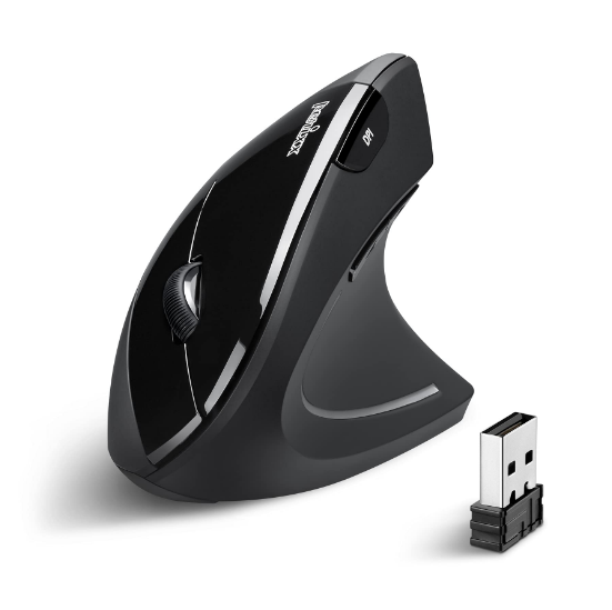 Perixx PERIMICE-713 USB Wireless Vertical Mouse-Black For Right Handed Users