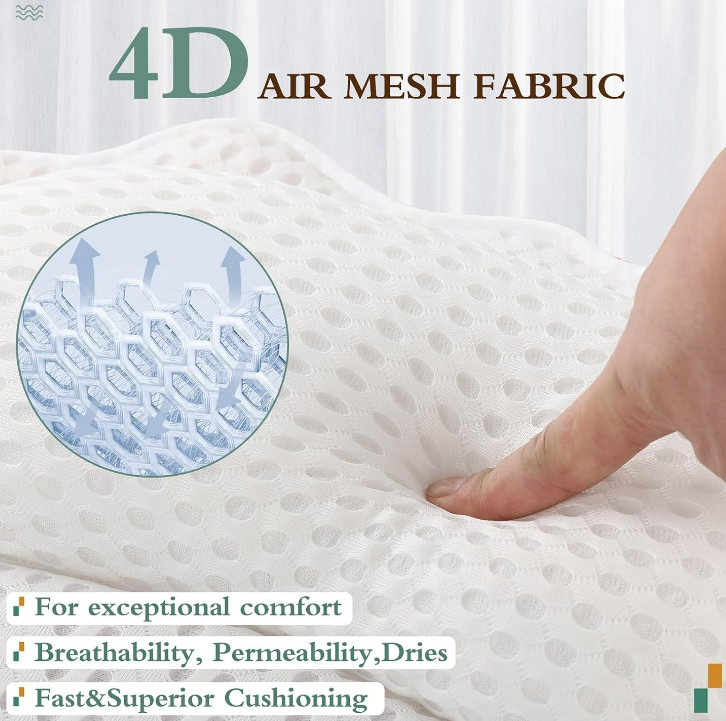Bath Tub Pillow Ergonomic Luxury With Head Neck Shoulder And Back Support 6 Suction Cups