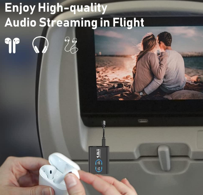 1Mii Bluetooth 5.3 Transmitter Or Receiver For TV To Wireless Headphones