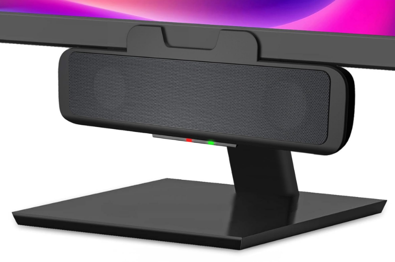Cyber Acoustics USB Speaker Bar Stereo USB Powered Speaker w/ Monitor Clamp