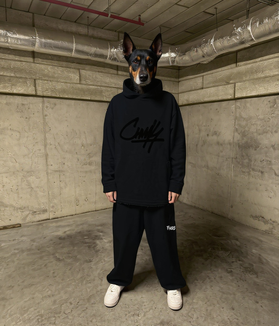 Black Tracksuit "Doberman"