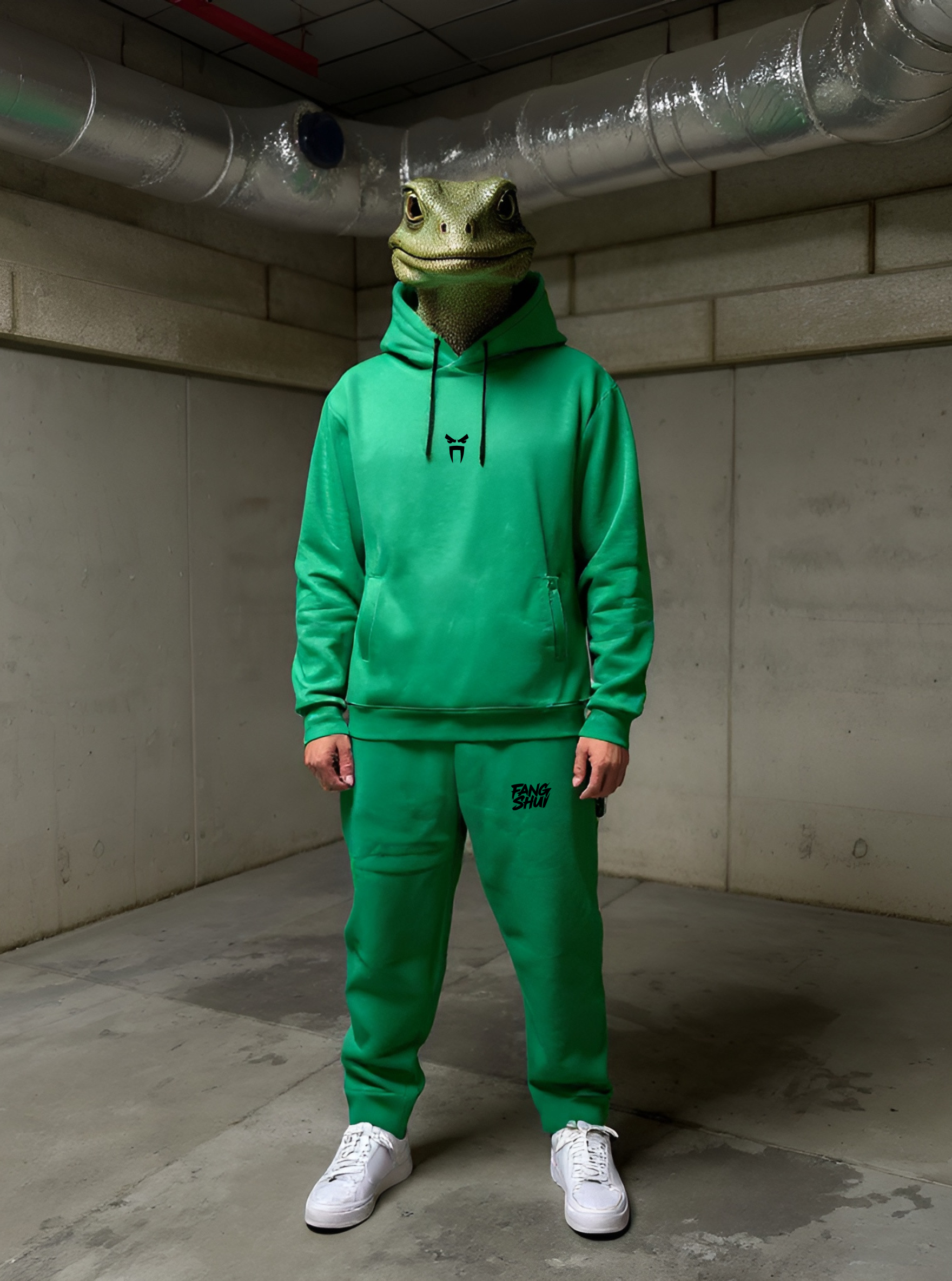 Green Tracksuit "Geko" (Laced)