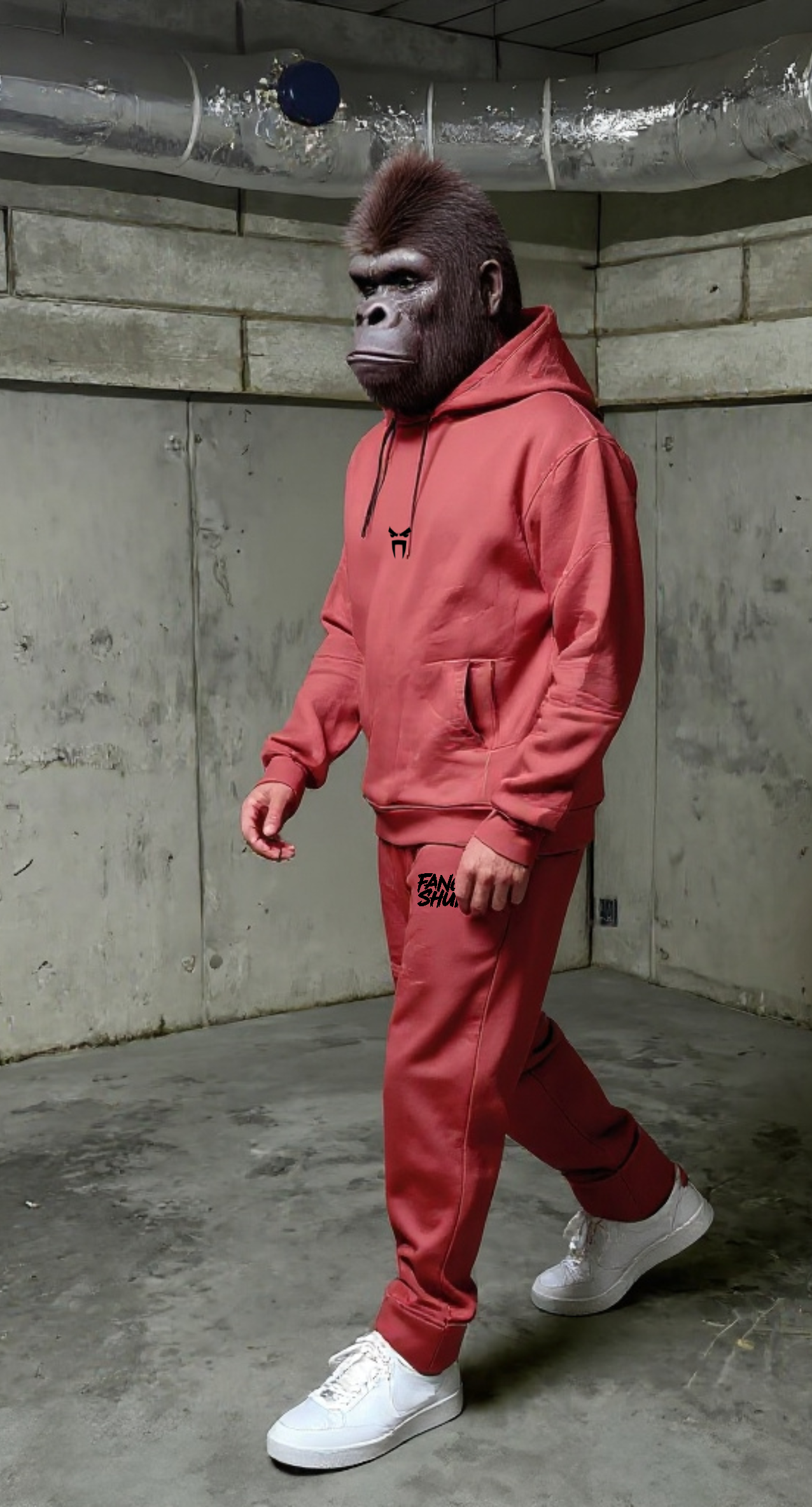 Red Tracksuit "Gorila" (Laced)