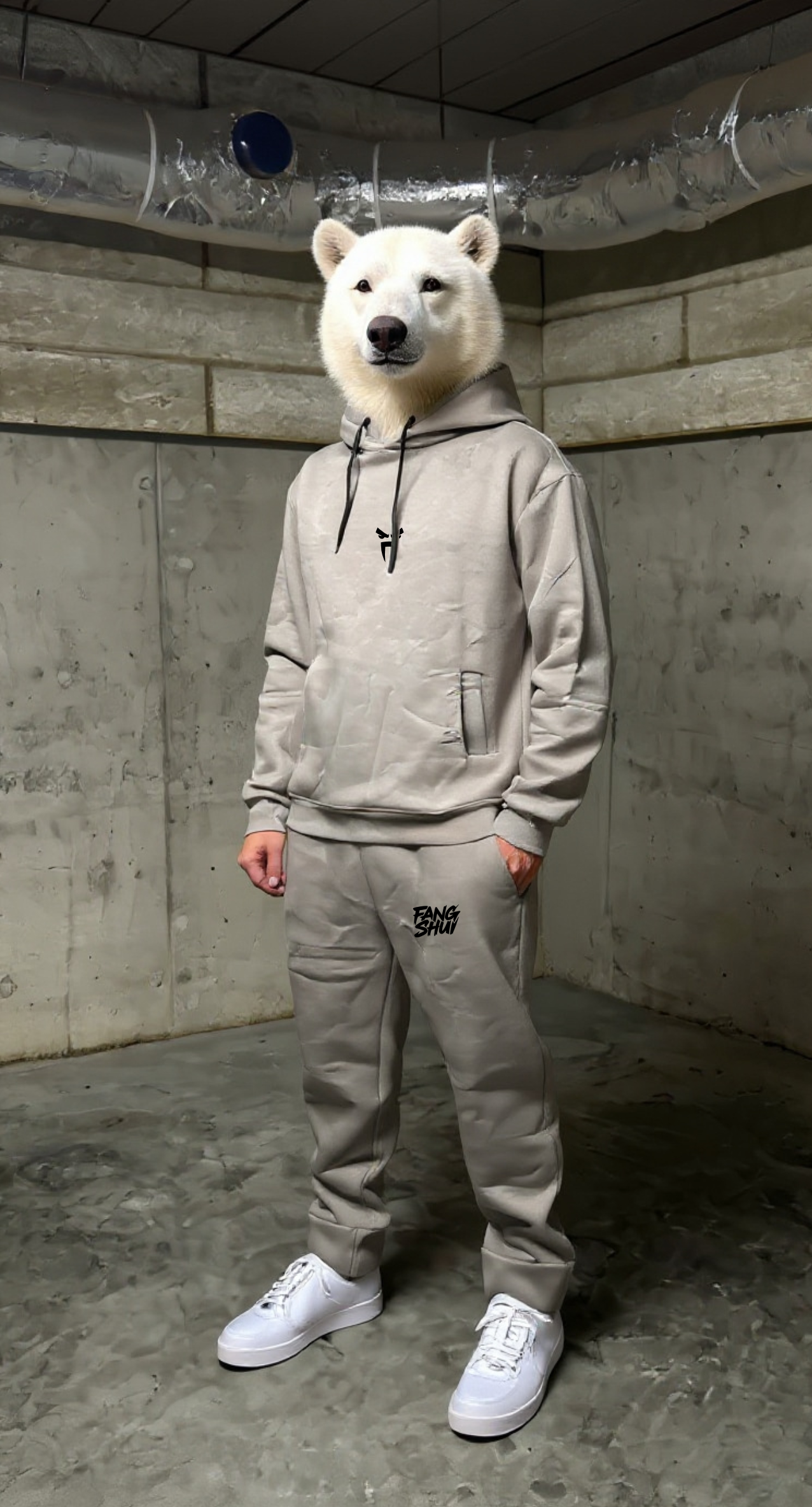 Grey Tracksuit "Polar Bear" (Laced)