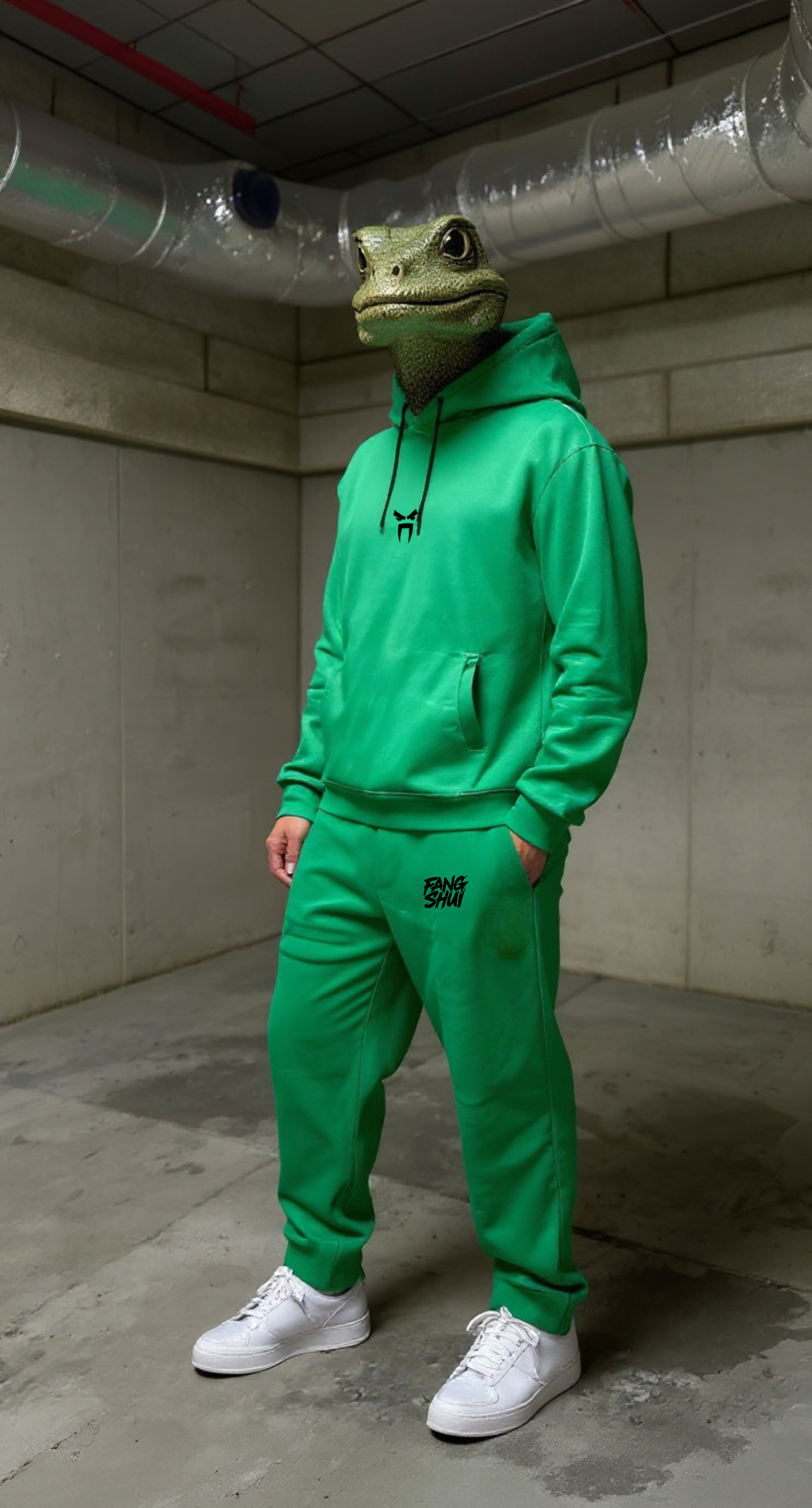 Green Tracksuit "Geko" (Laced)
