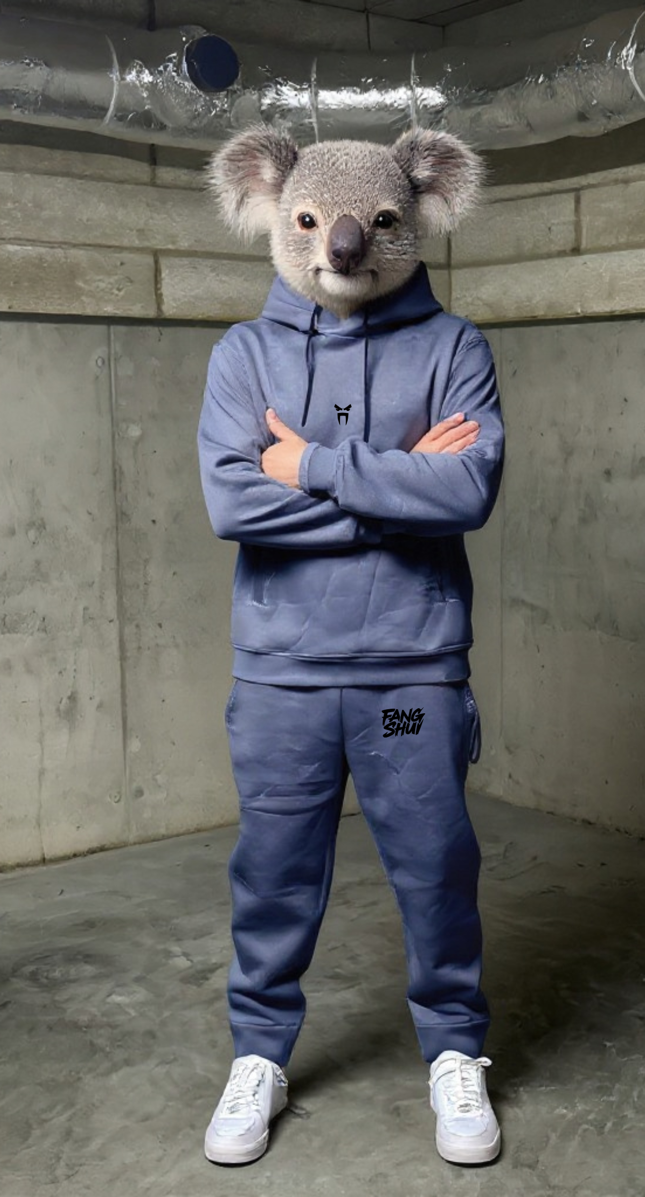 Navy Blue Tracksuit "Koala" (Laced)