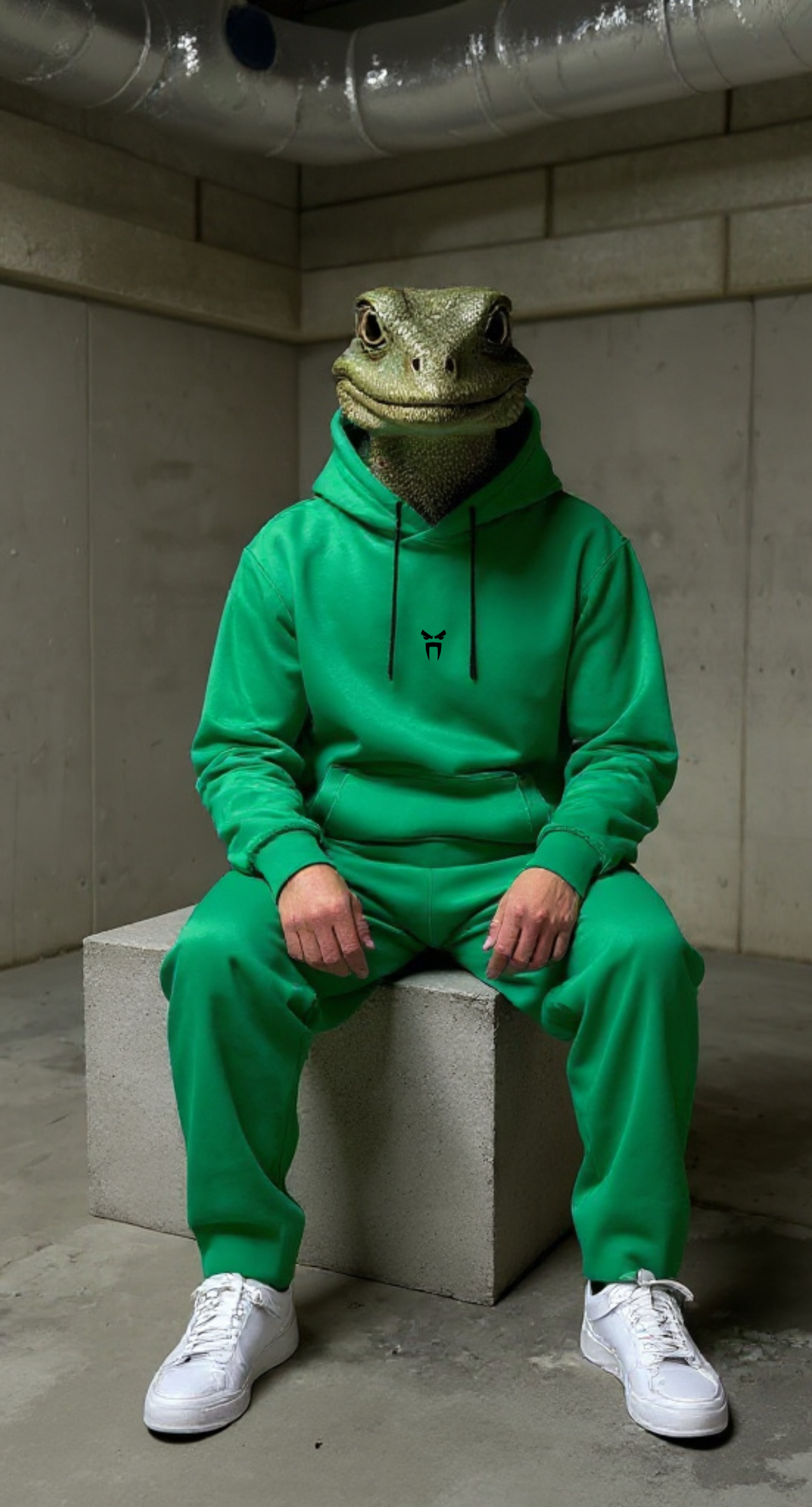 Green Tracksuit "Geko" (Laced)