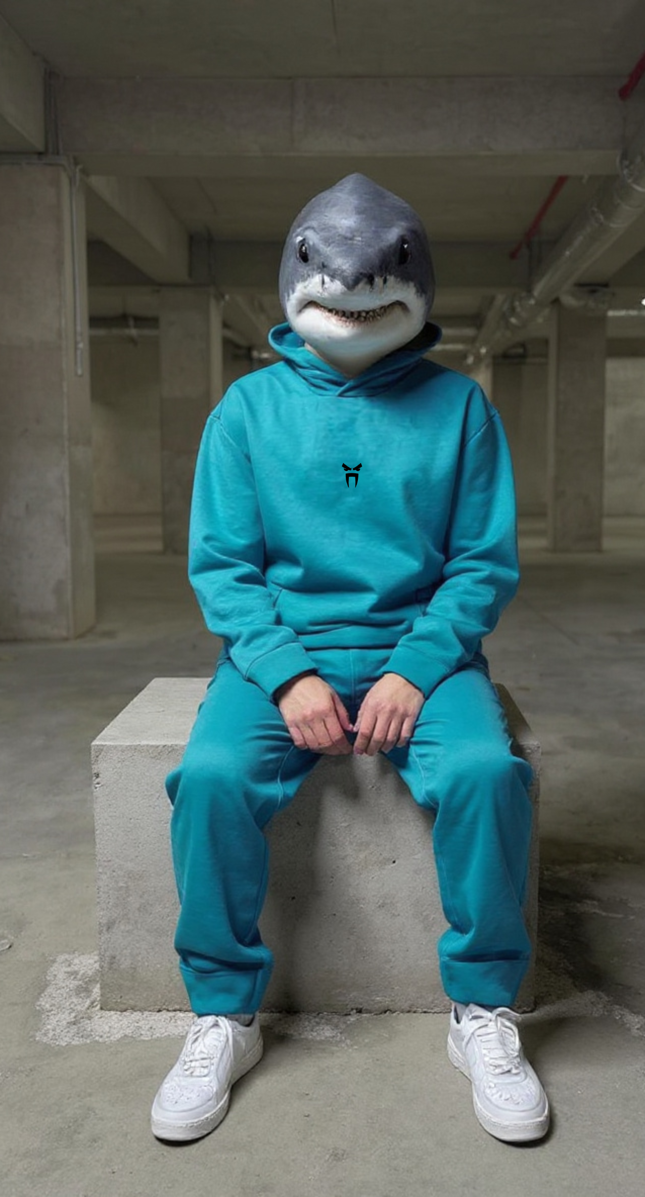 Caribbean Blue Tracksuit "Shark"