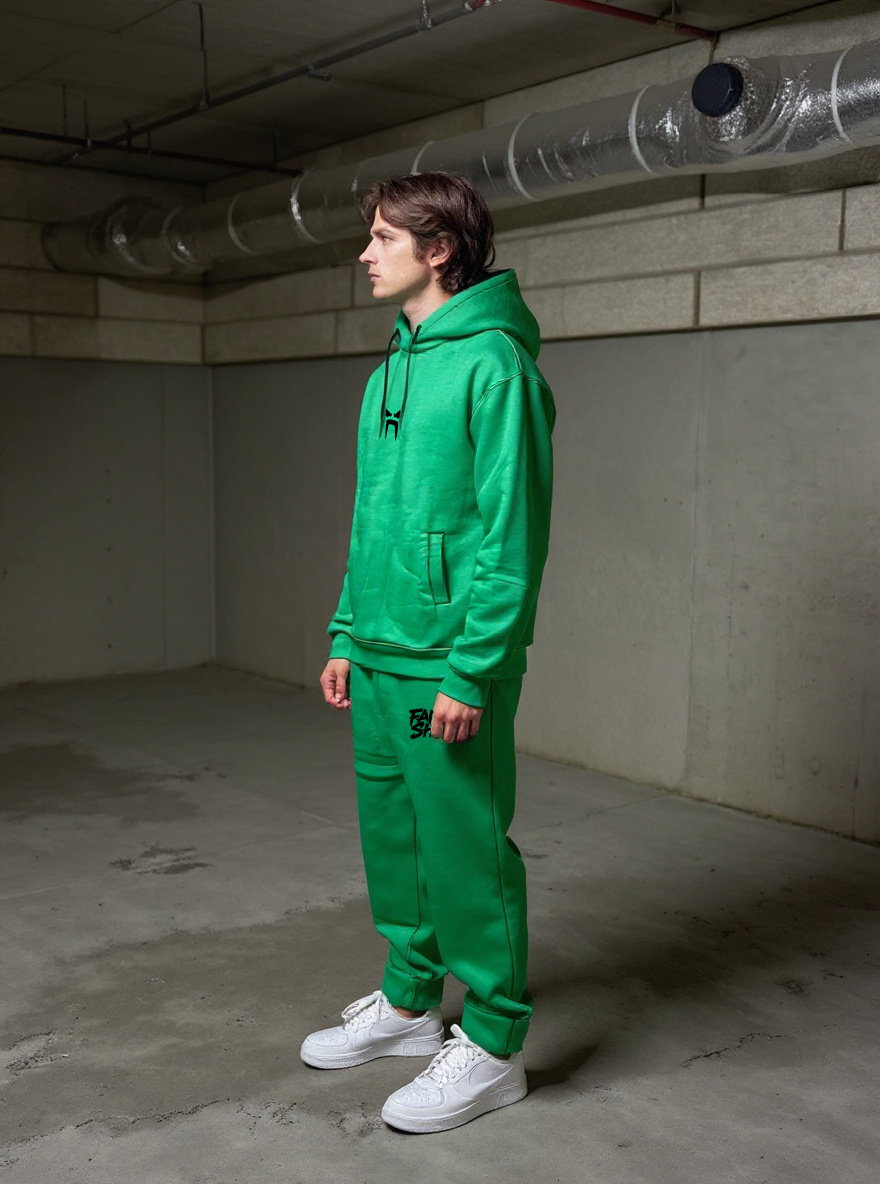 Green Tracksuit "Geko" (Laced)