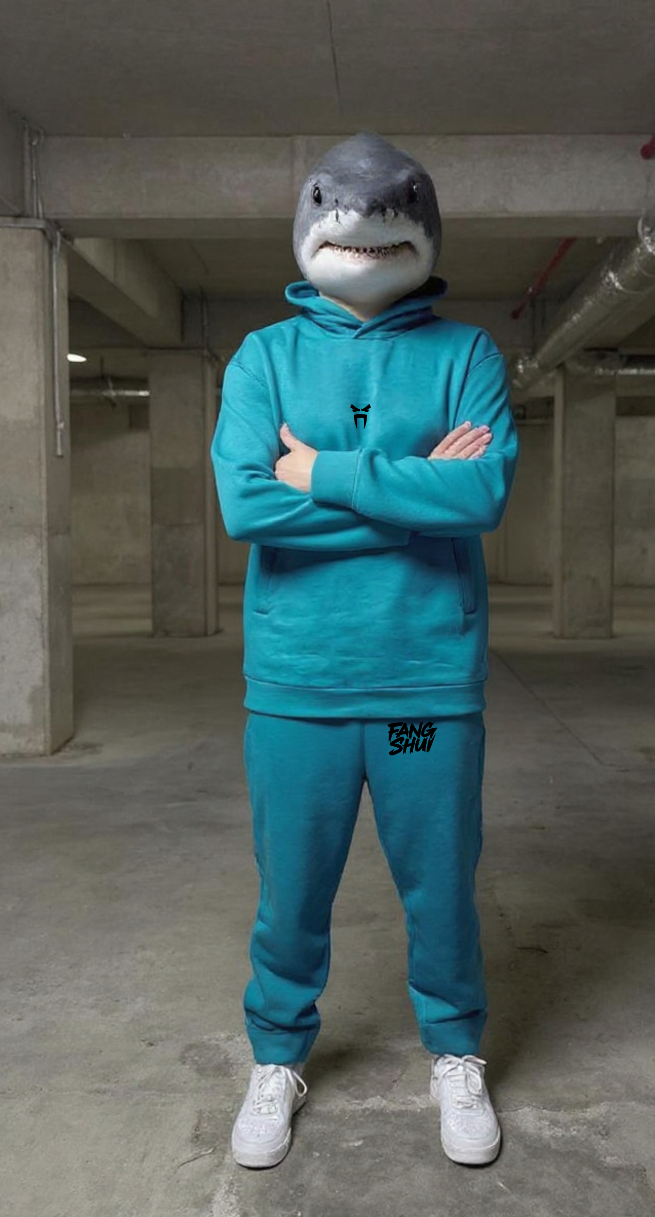 Caribbean Blue Tracksuit "Shark"