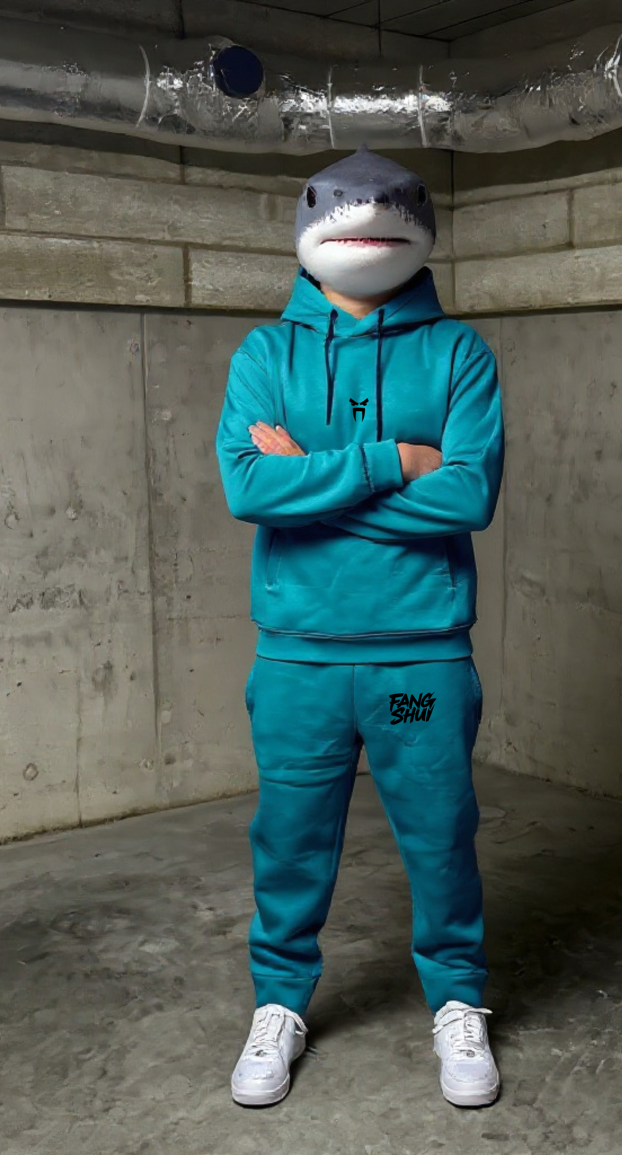 Caribbean Blue Tracksuit "Shark" (Laced)