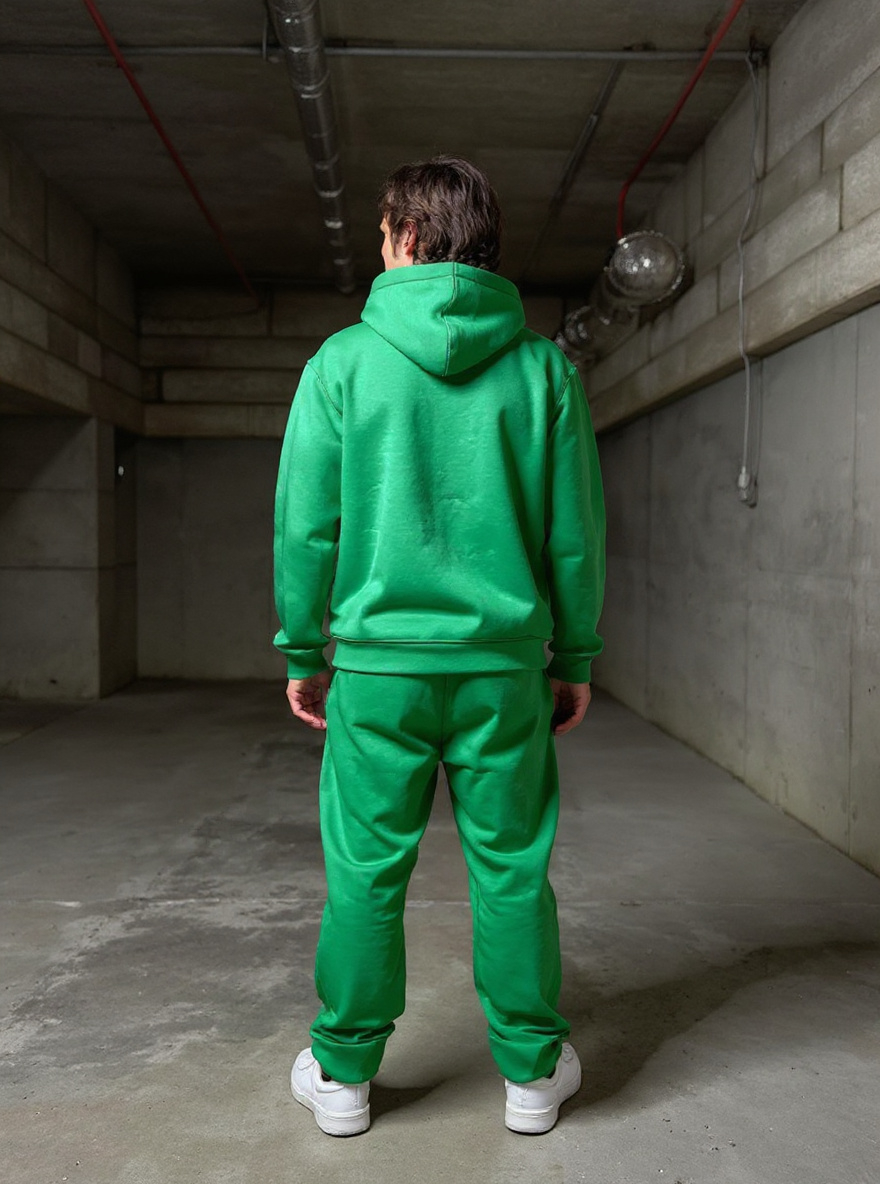 Green Tracksuit "Geko" (Laced)