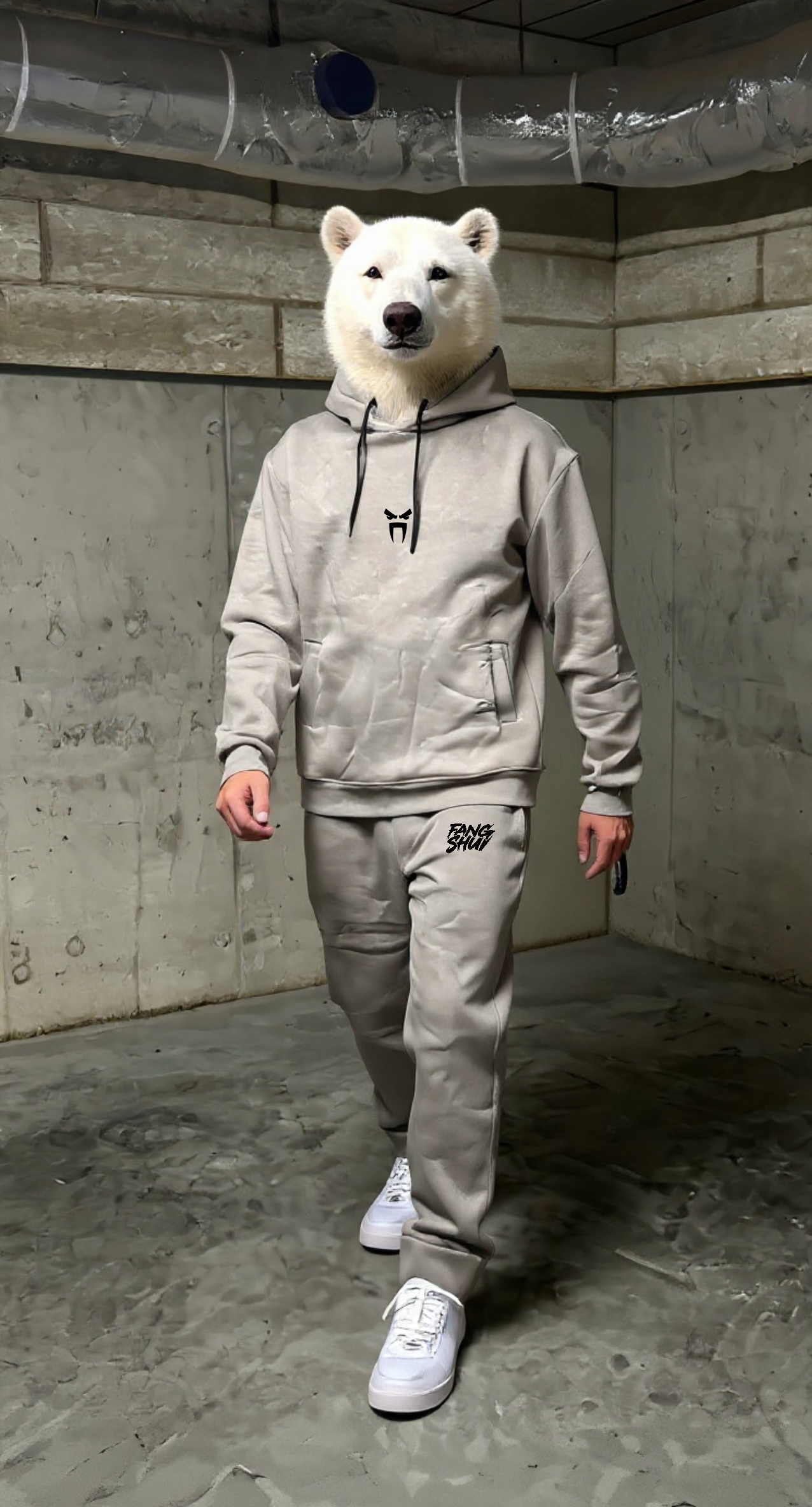 Grey Tracksuit "Polar Bear" (Laced)