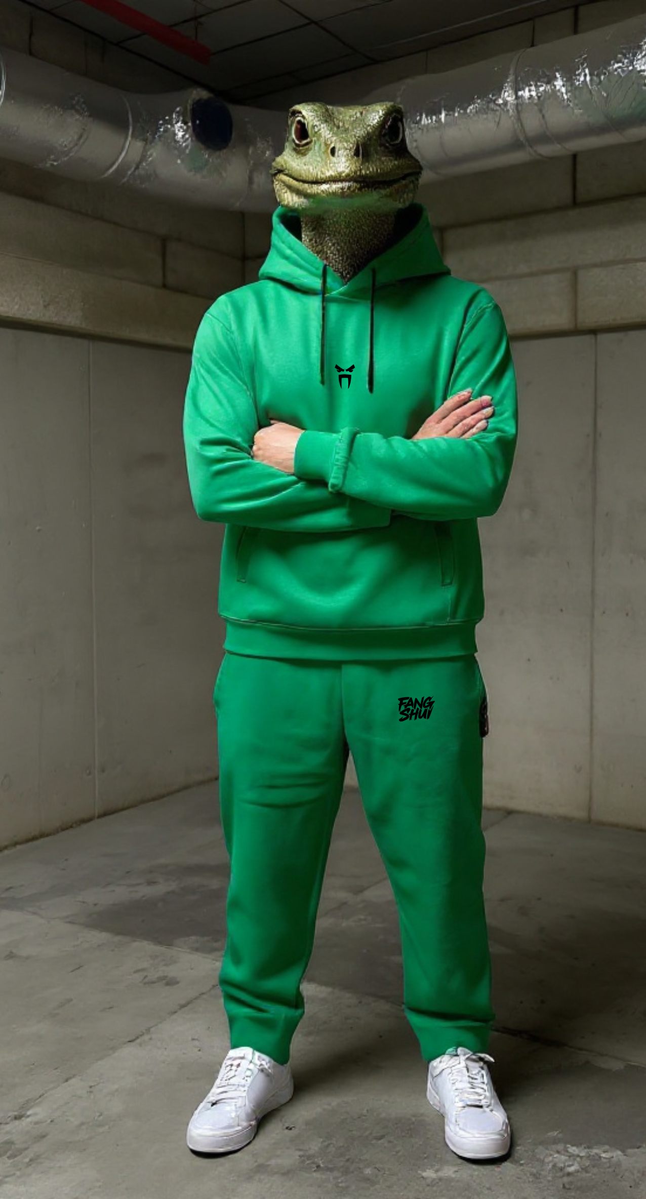 Green Tracksuit "Geko" (Laced)