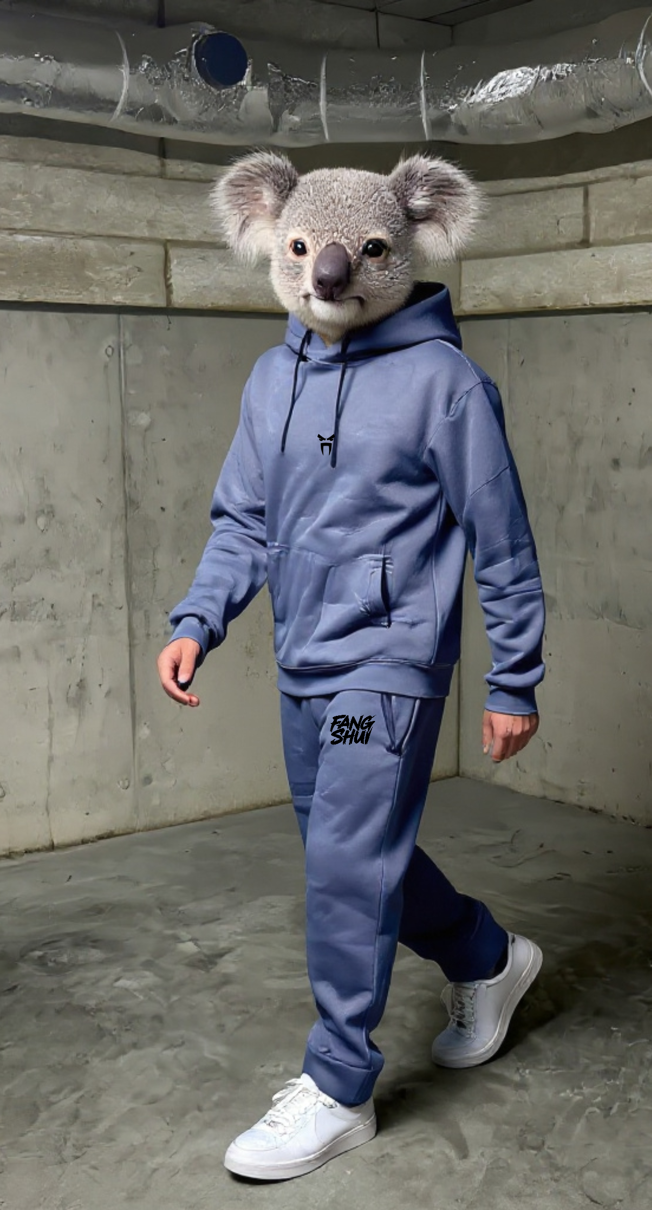 Navy Blue Tracksuit "Koala" (Laced)