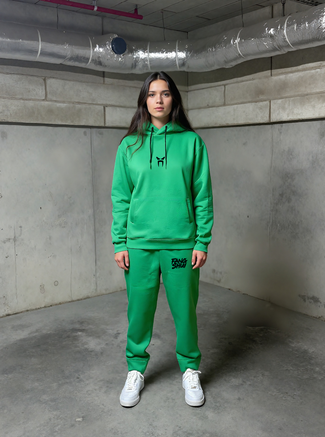 Green Tracksuit "Geko" (Laced)