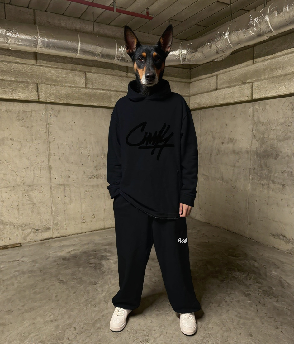 Black Tracksuit "Doberman"