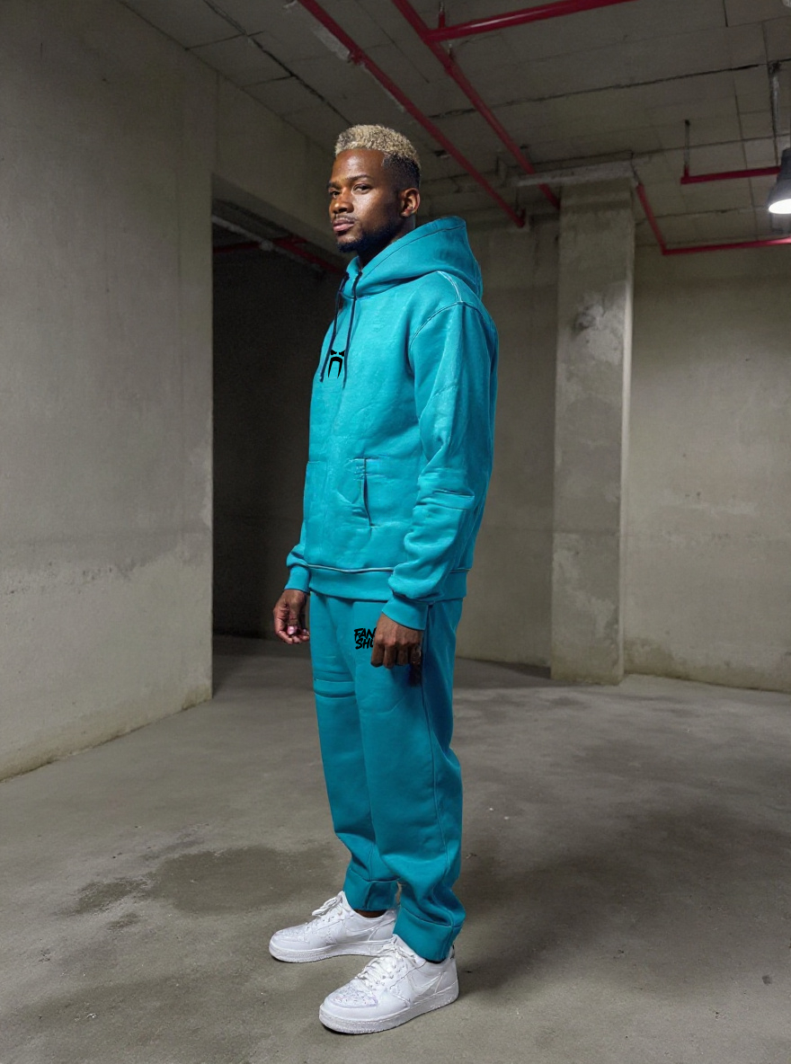Caribbean Blue Tracksuit "Shark" (Laced)
