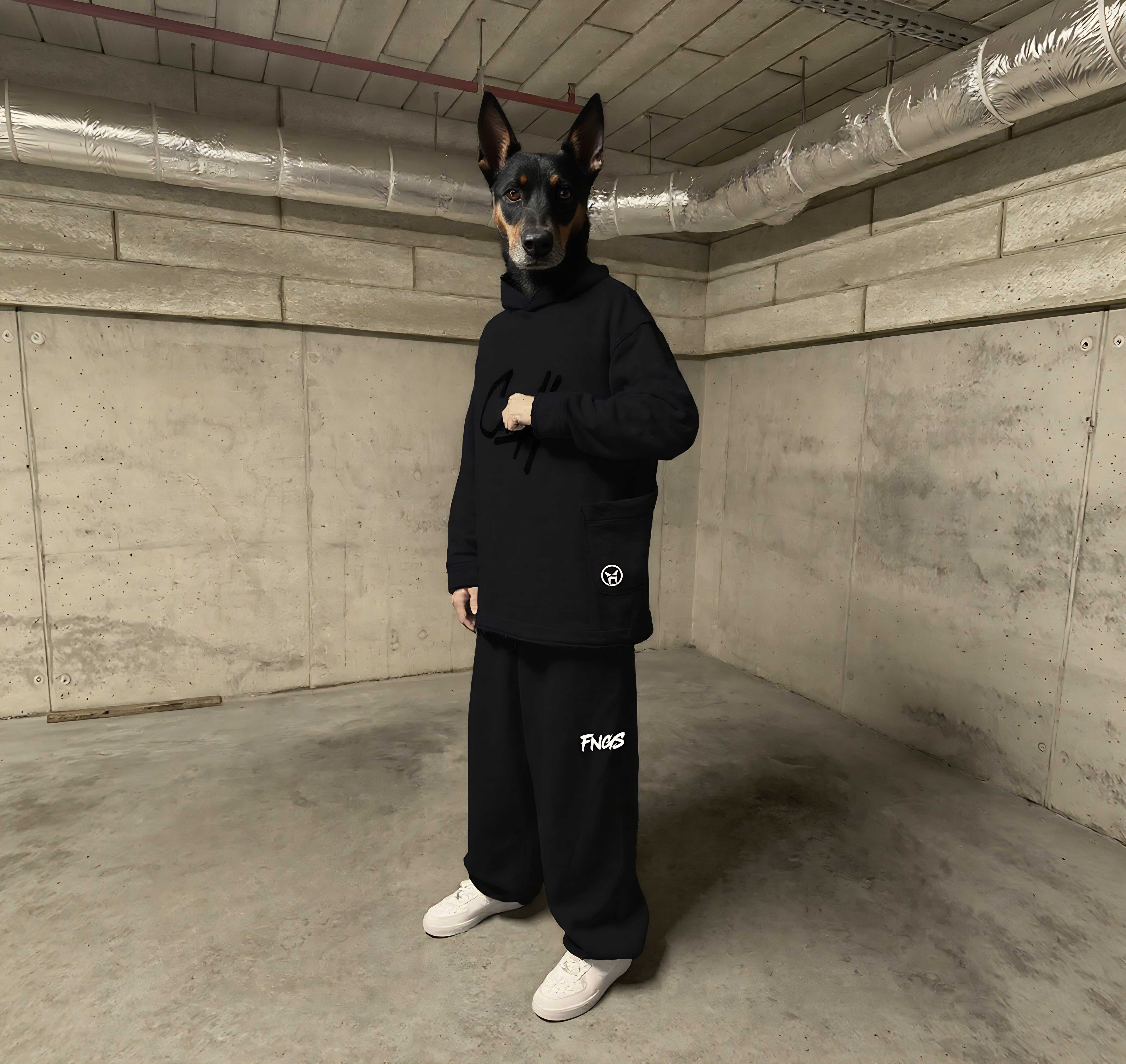 Black Tracksuit "Doberman"