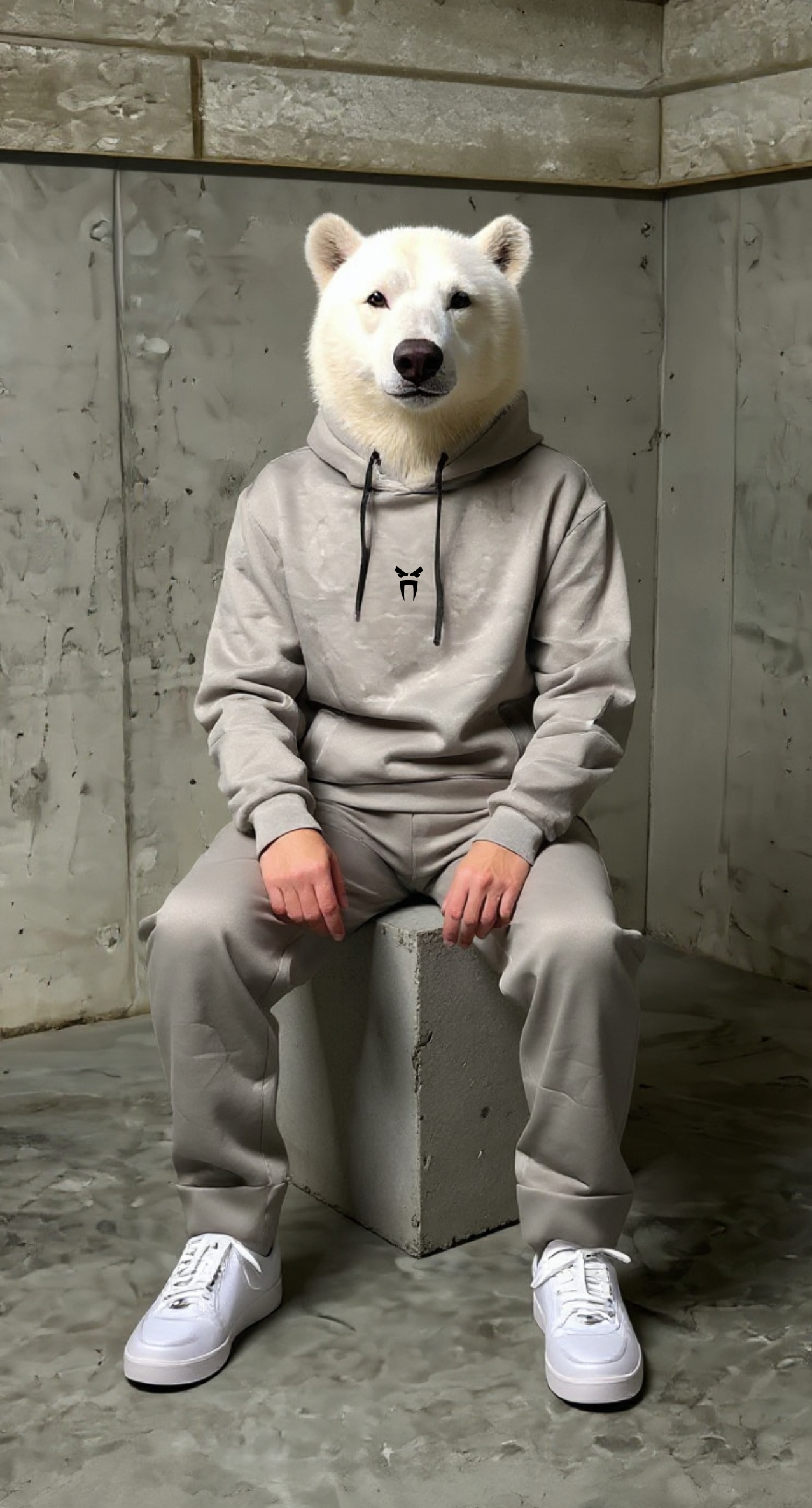 Grey Tracksuit "Polar Bear" (Laced)