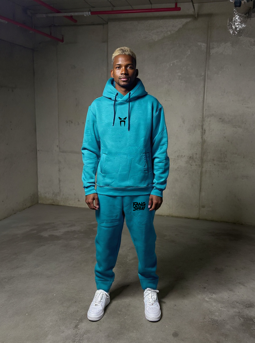 Caribbean Blue Tracksuit "Shark" (Laced)