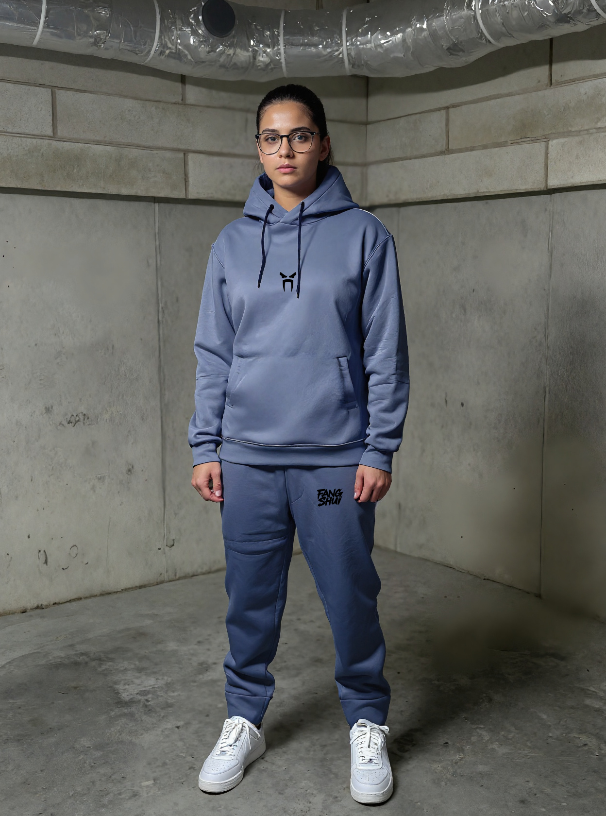 Navy Blue Tracksuit "Koala" (Laced)