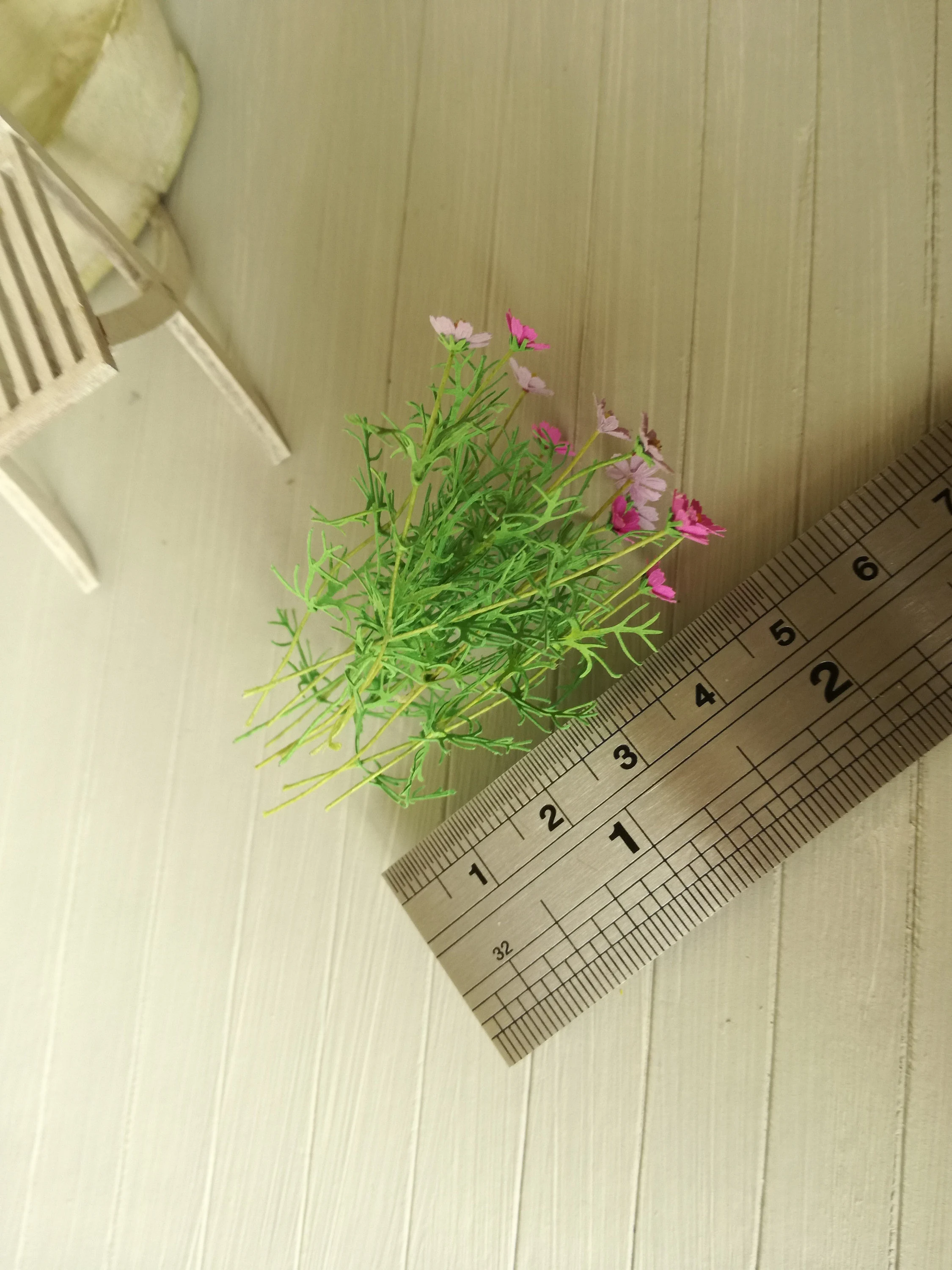 Miniature flowers 24x Cosmos flowers 1:12