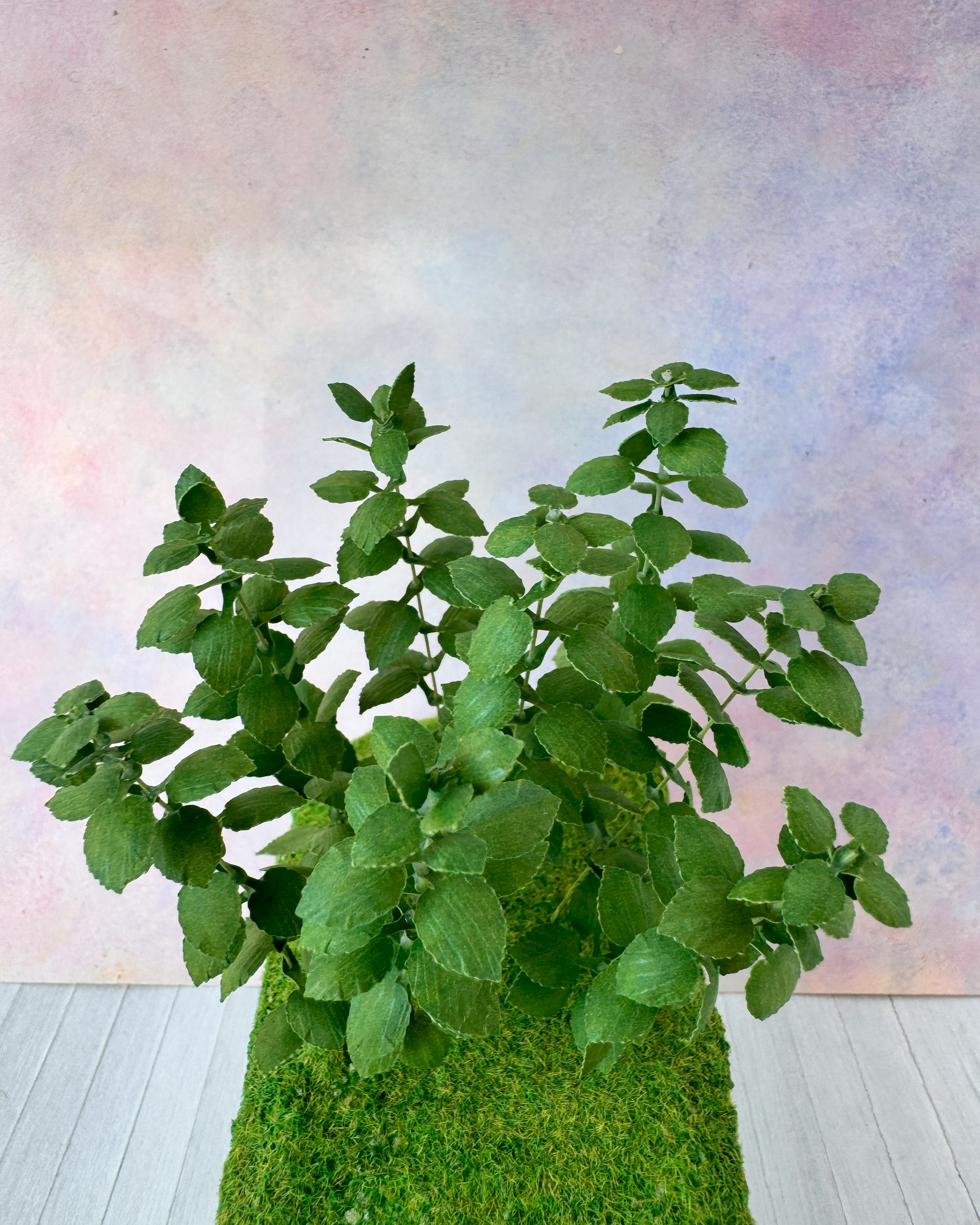 Kit Extra leaves for Hydrangea dollhouse Miniature paper craft garden flower shop, scale 1:12, DIY