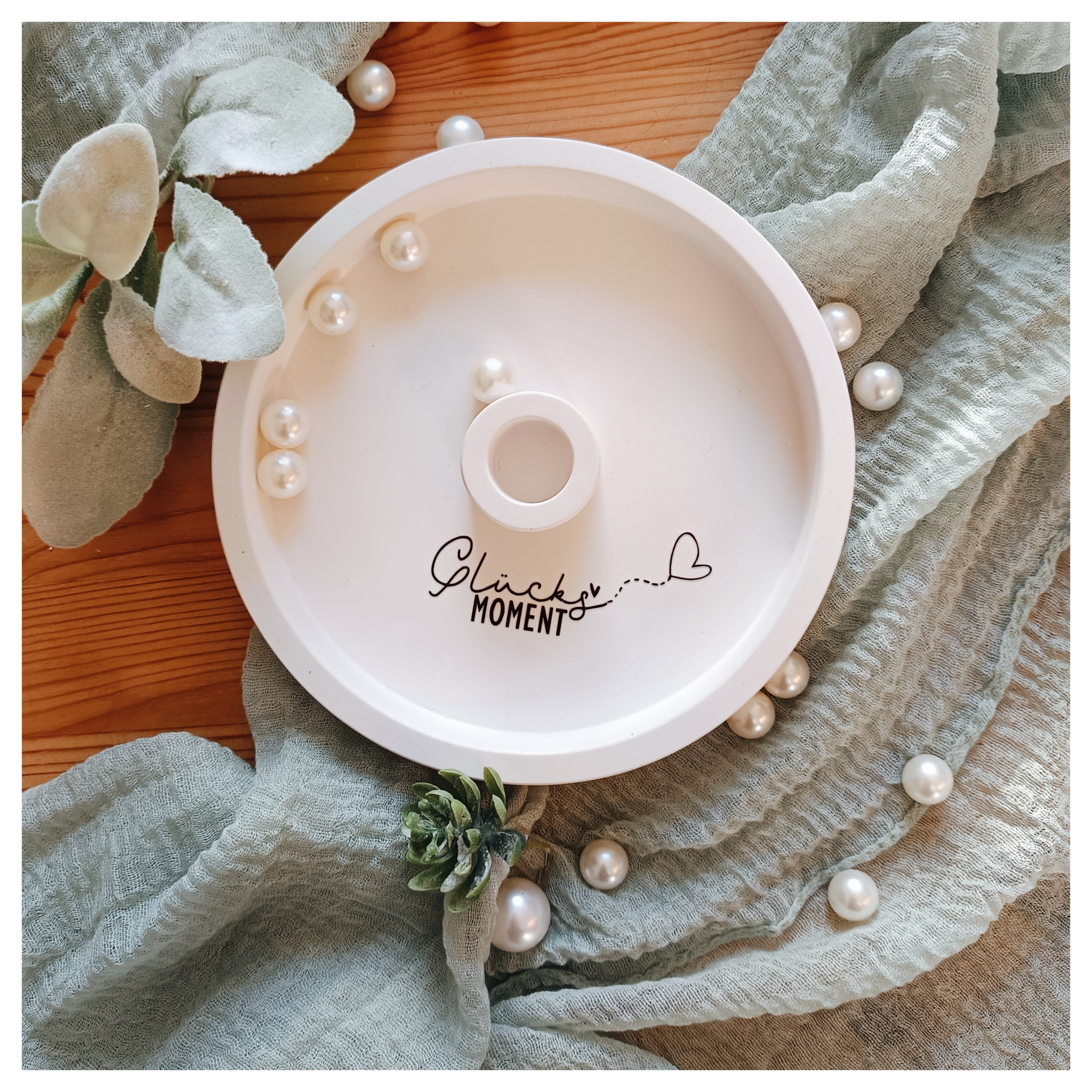 Kerzenhalter Glücksmoment